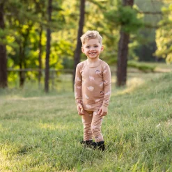 Hot Kyte Baby Long Sleeve Pajamas in Pig