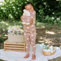 Hot Kyte Baby Long Sleeve Pajamas in Pig