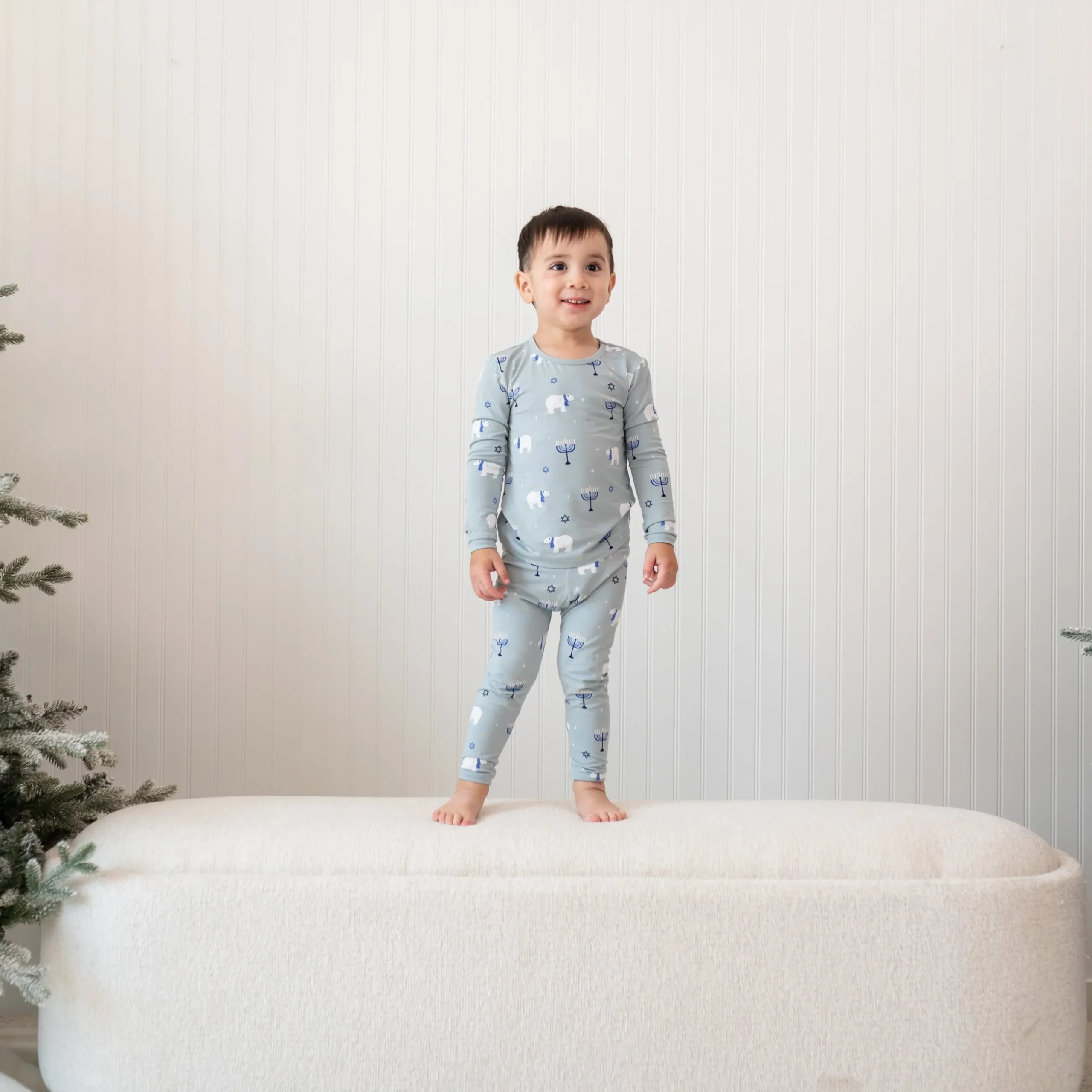 New Kyte Baby Long Sleeve Pajamas in Polar Lights