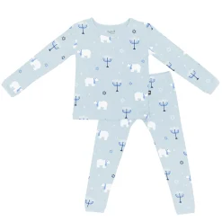 New Kyte Baby Long Sleeve Pajamas in Polar Lights