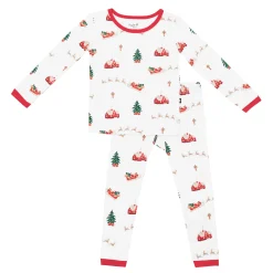 Best Kyte Baby Long Sleeve Pajamas in Santa Sleigh