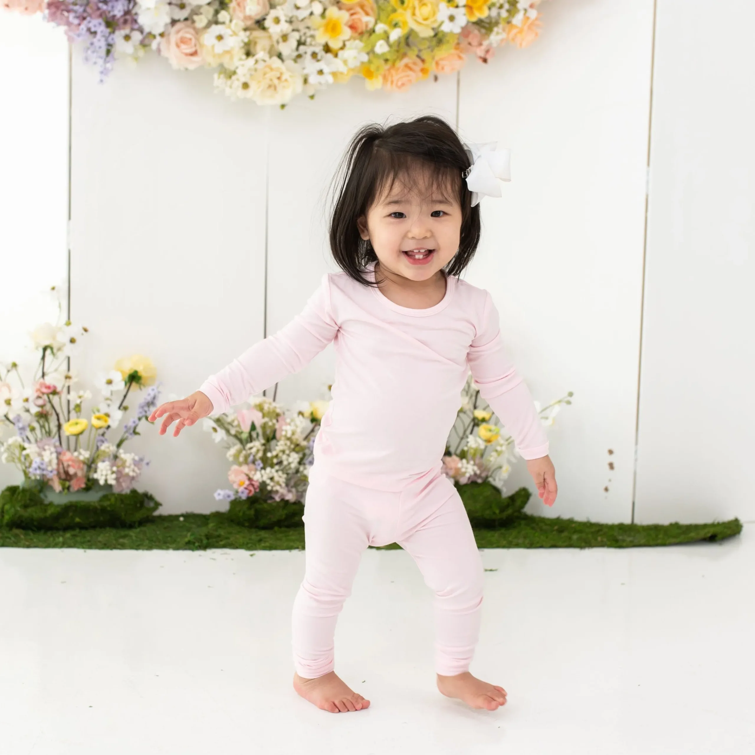 Online Kyte Baby Long Sleeve Pajamas in Sakura