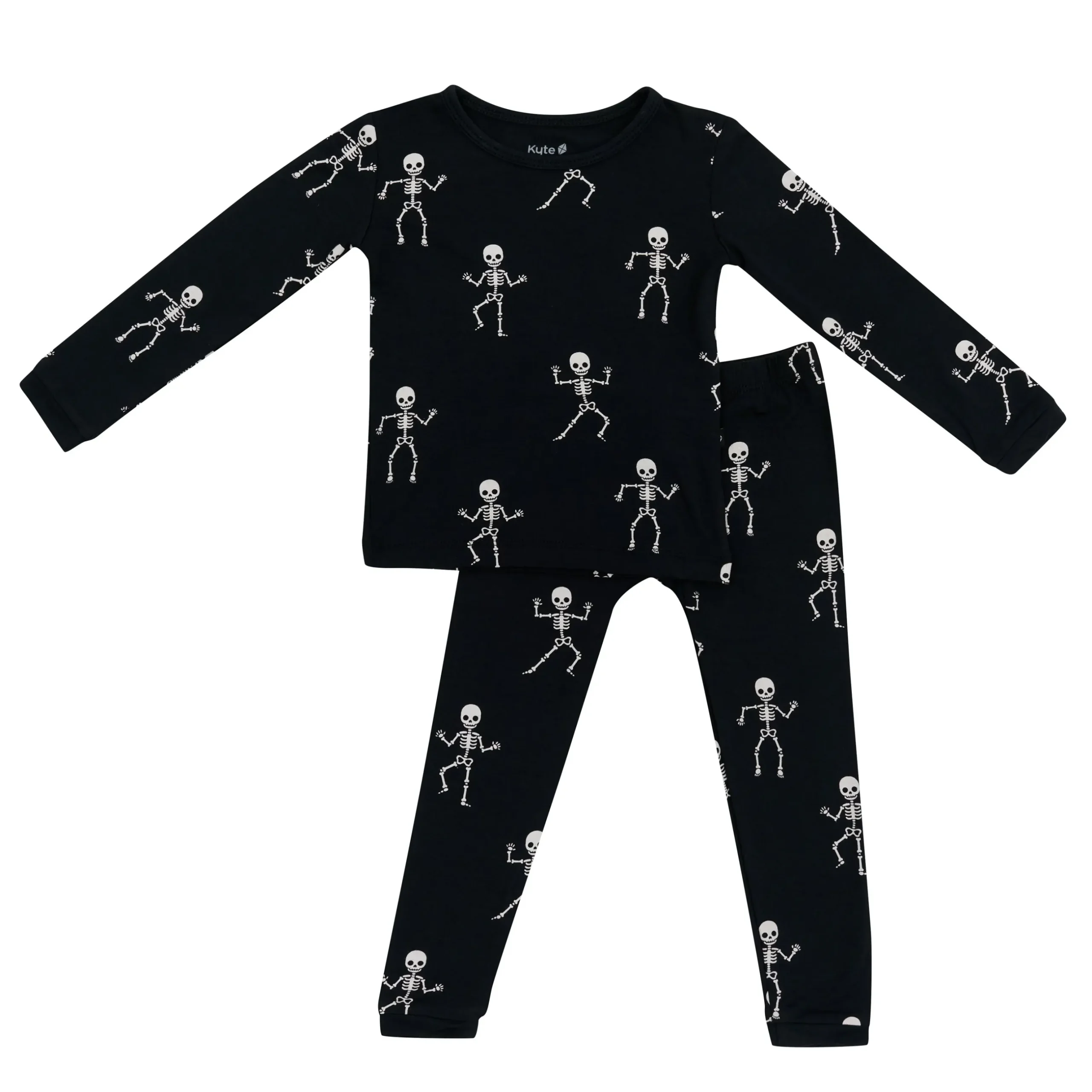 Clearance Kyte Baby Long Sleeve Pajamas in Skeleton