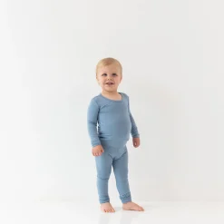 Clearance Kyte Baby Long Sleeve Pajamas in Slate