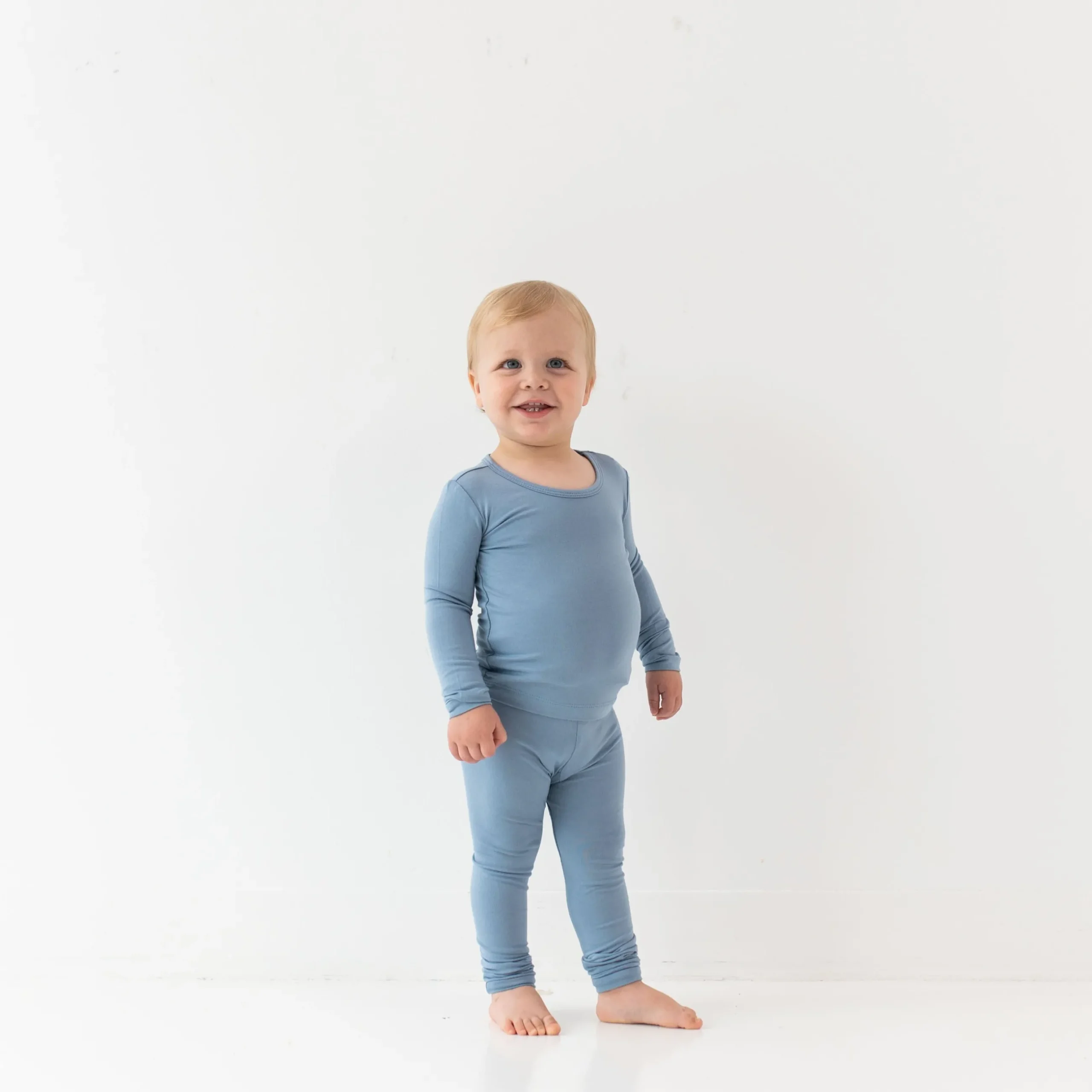 Clearance Kyte Baby Long Sleeve Pajamas in Slate