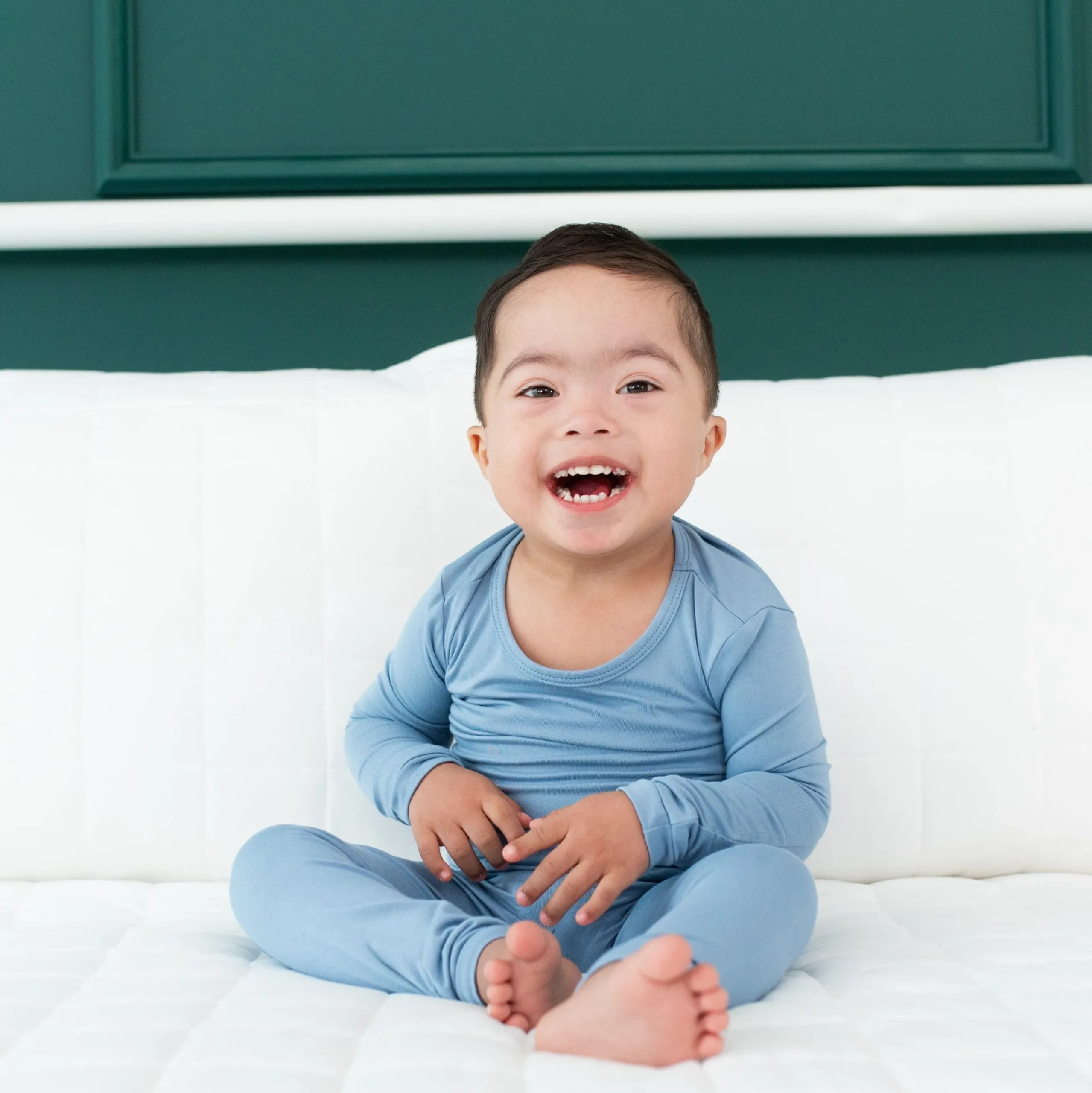 Clearance Kyte Baby Long Sleeve Pajamas in Slate