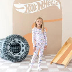 Hot Kyte Baby Long Sleeve Pajamas in Sparkles and Speed