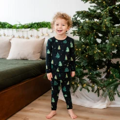 Clearance Kyte Baby Long Sleeve Pajamas in Twinkle Tree