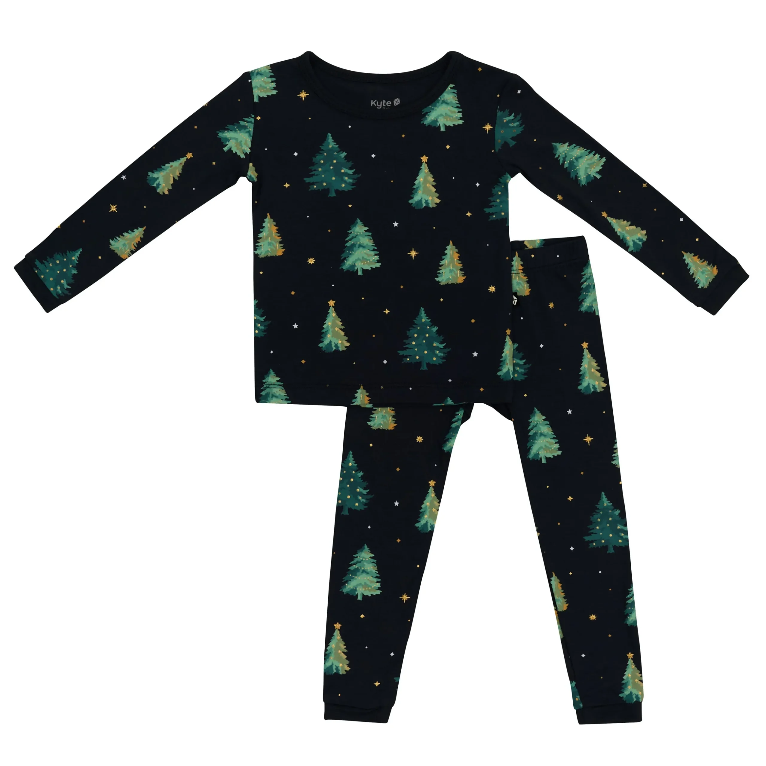 Clearance Kyte Baby Long Sleeve Pajamas in Twinkle Tree