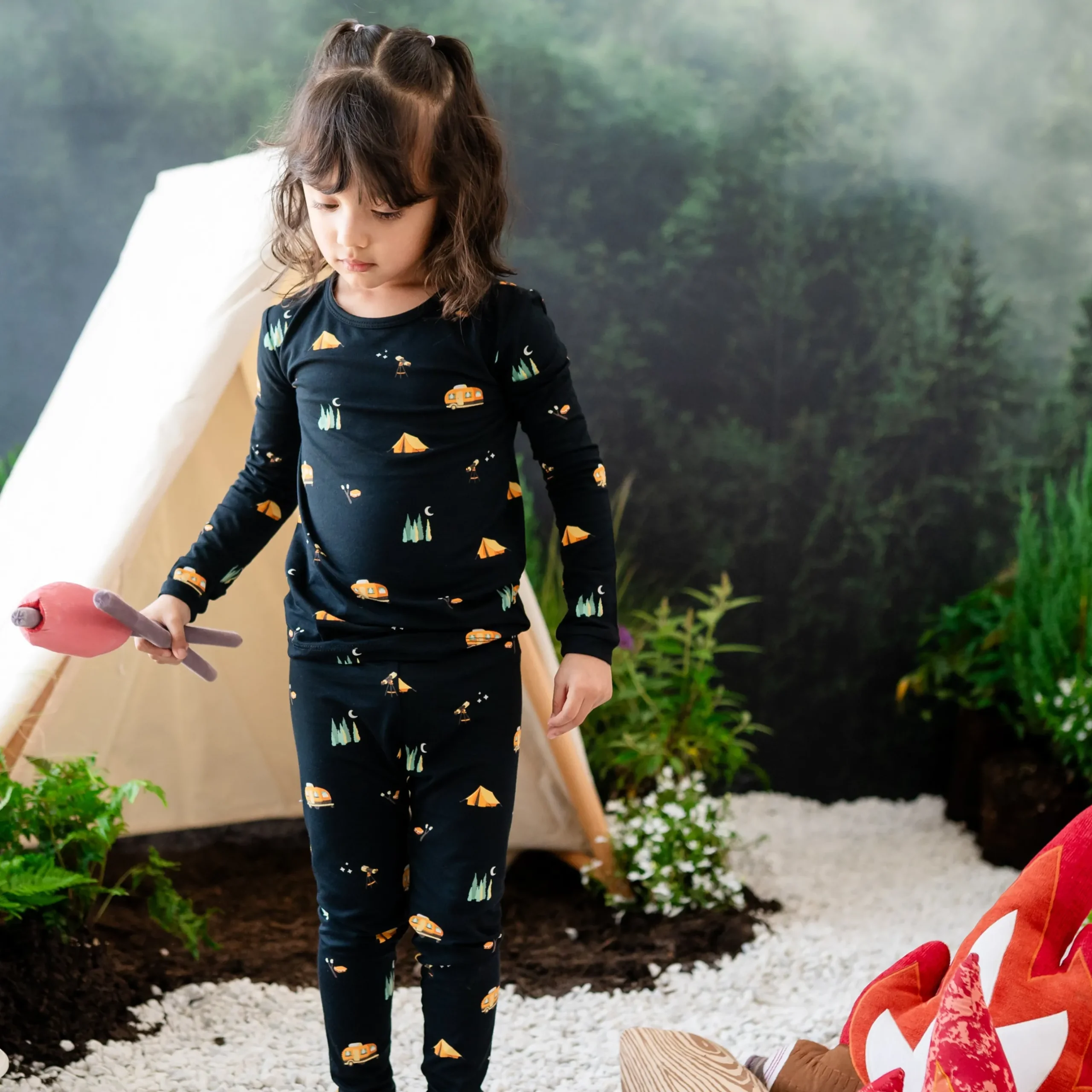 Clearance Kyte Baby Long Sleeve Pajamas in Under the Stars