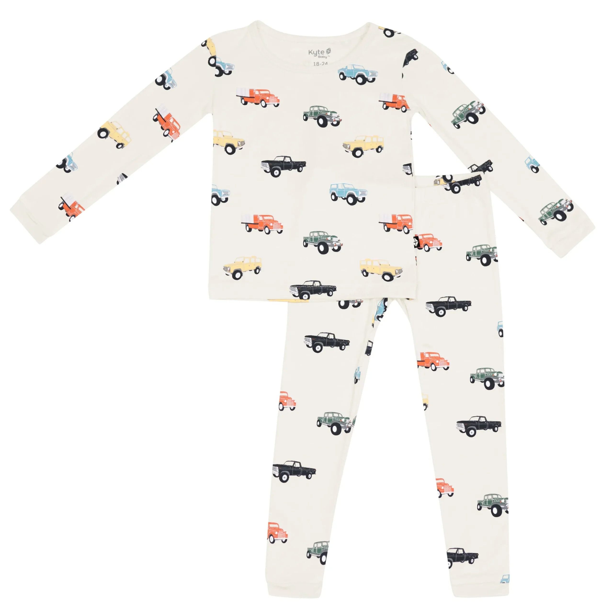 Best Kyte Baby Long Sleeve Pajamas in Vintage Truck