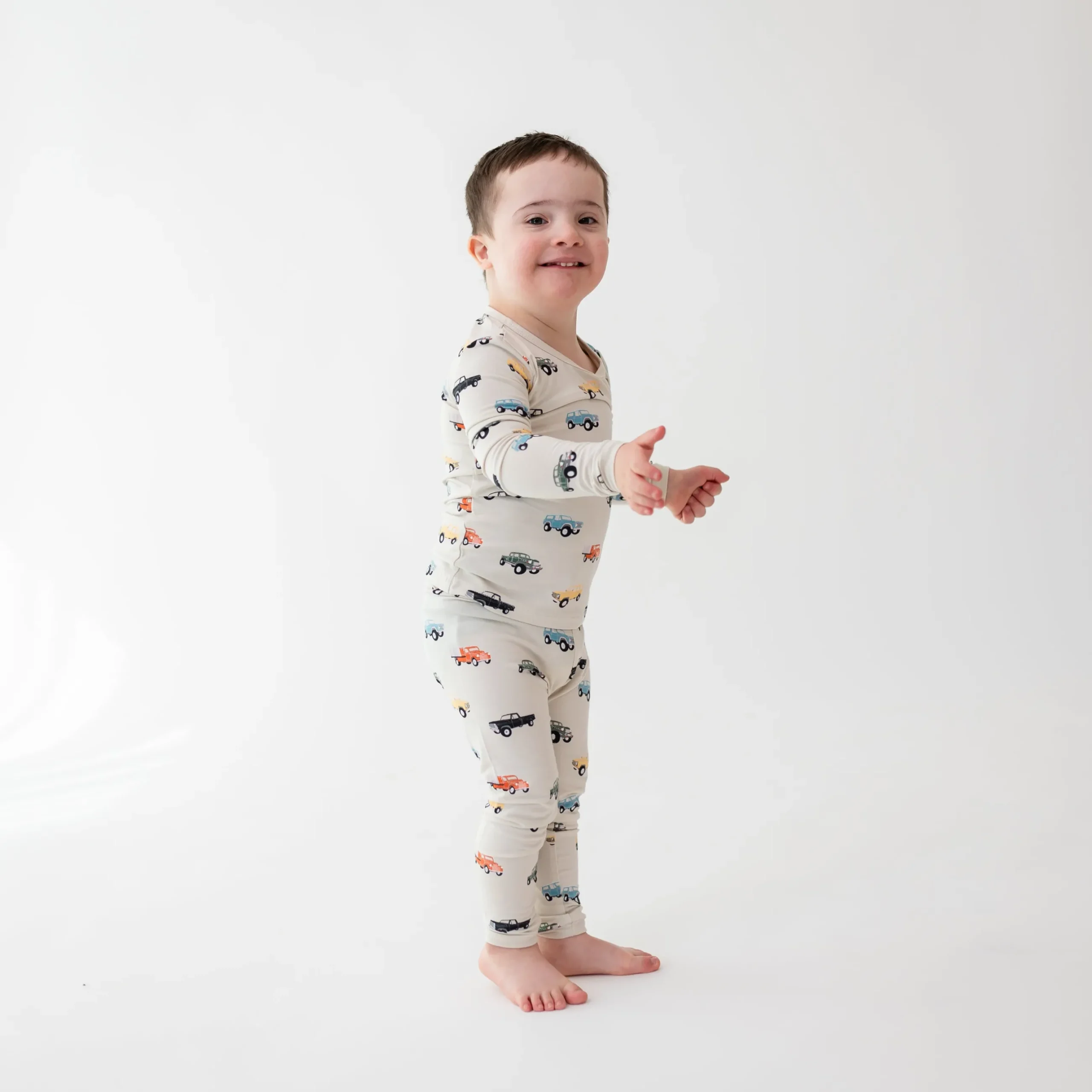Best Kyte Baby Long Sleeve Pajamas in Vintage Truck