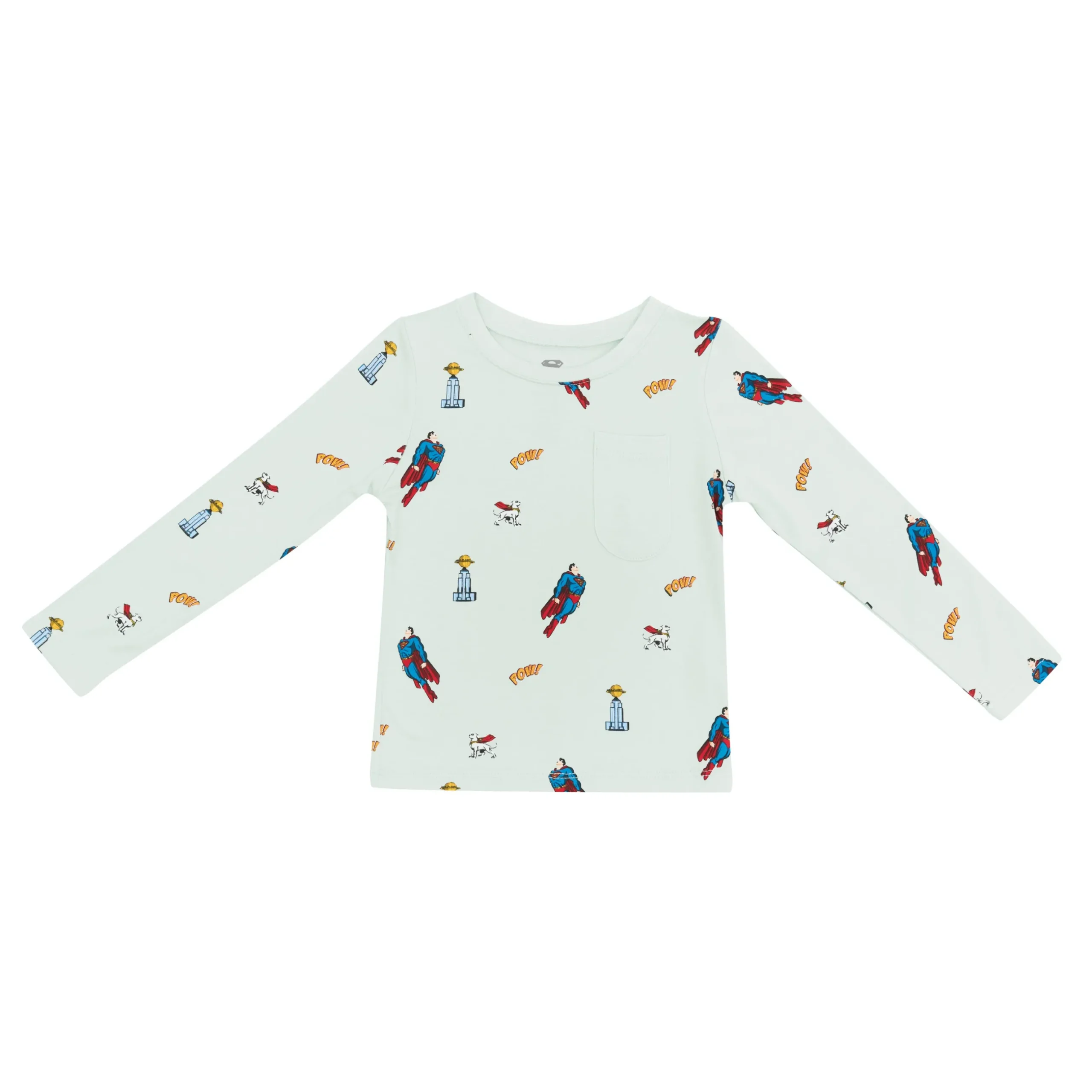 Best Kyte Baby Long Sleeve Toddler Crew Neck Tee in Superman™