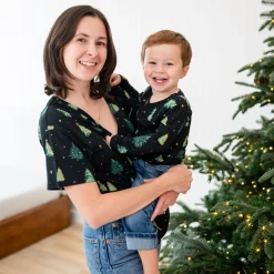 Sale Kyte Baby Long Sleeve Toddler Crew Neck Tee in Twinkle Tree