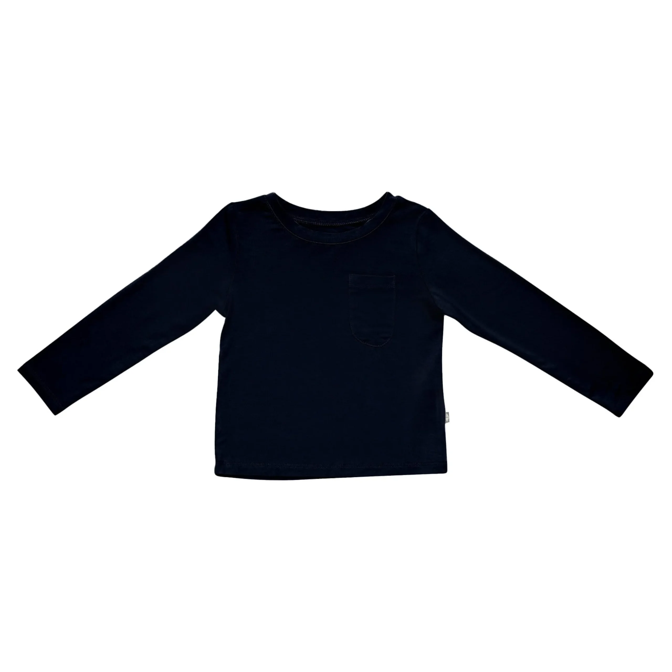 Discount Kyte Baby Long Sleeve Toddler Crew Neck Tee in Midnight