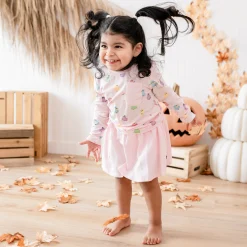 Online Kyte Baby Long Sleeve Toddler Crew Neck Tee in Pastel Ghost