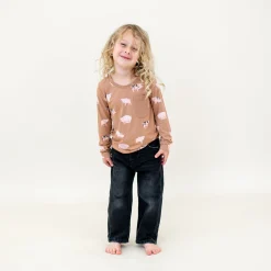 Best Kyte Baby Long Sleeve Toddler Crew Neck Tee in Pig