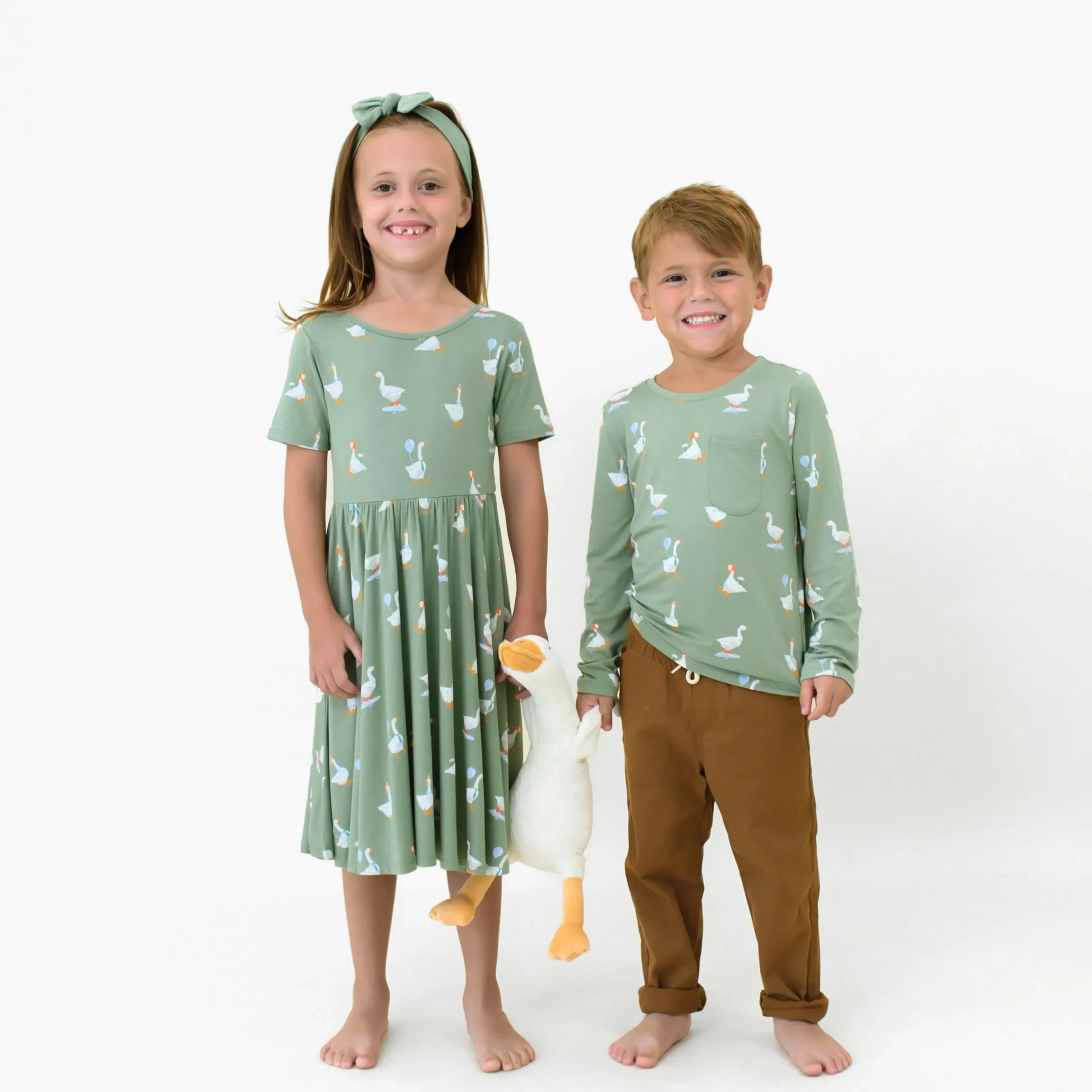 Discount Kyte Baby Long Sleeve Toddler Crew Neck Tee in Silly Goose