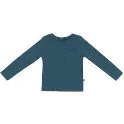Outlet Kyte Baby Long Sleeve Toddler Crew Neck Tee in Atlantic
