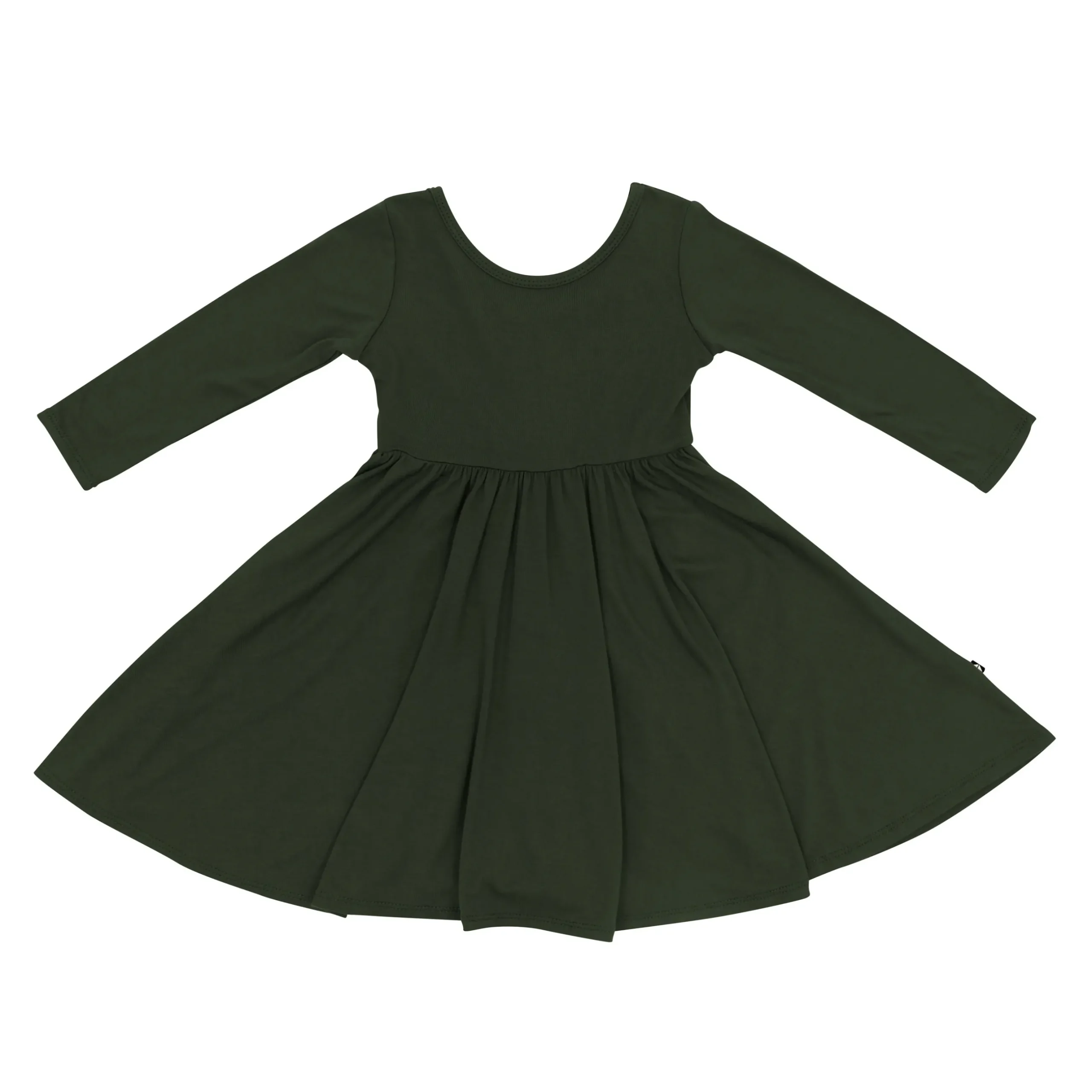 Discount Kyte Baby Long Sleeve Twirl Dress in Fir