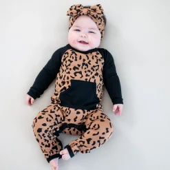 Clearance Kyte Baby Longall in Latte Leopard