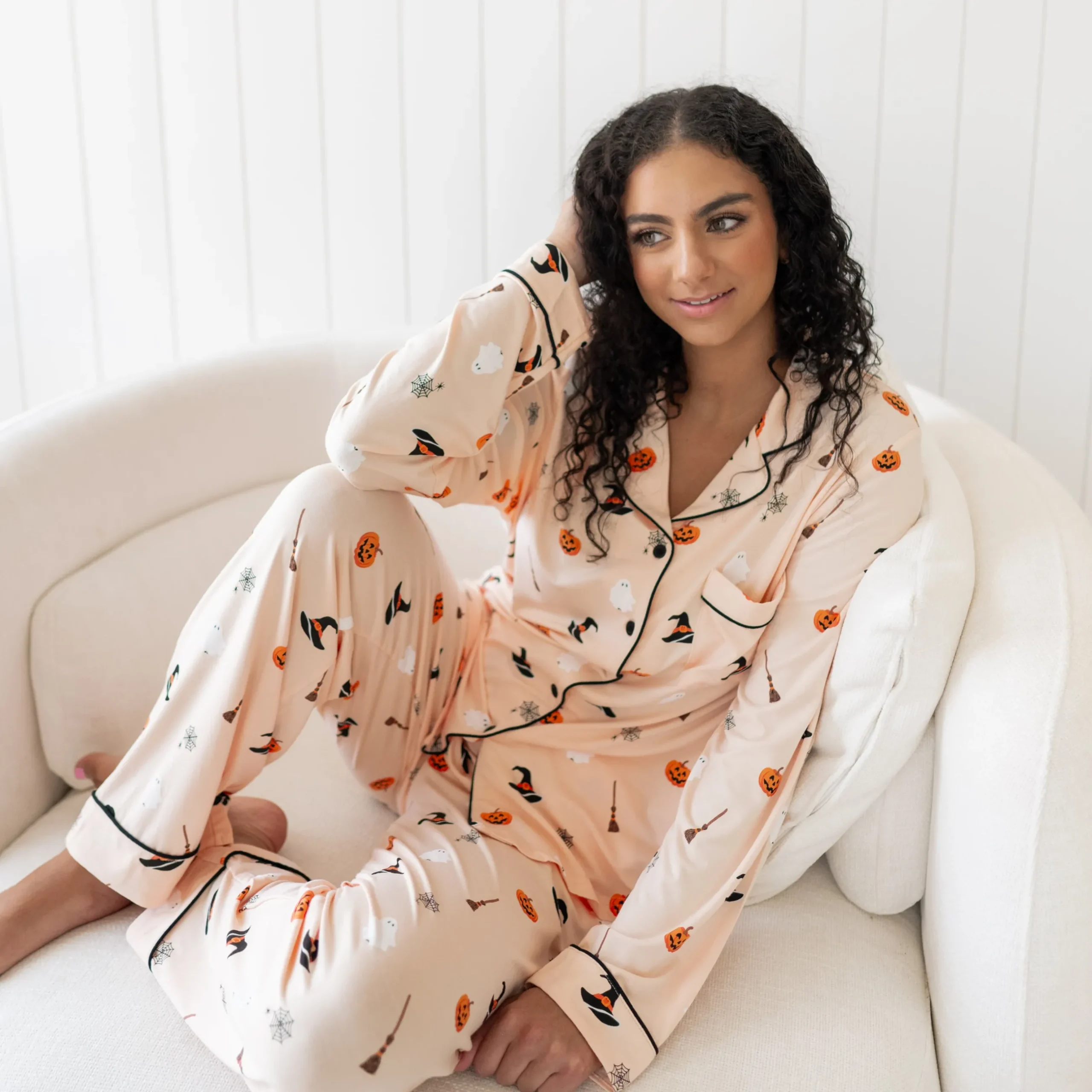 New Kyte Baby Long-Sleeved Women's Pajama Set in Bewitched