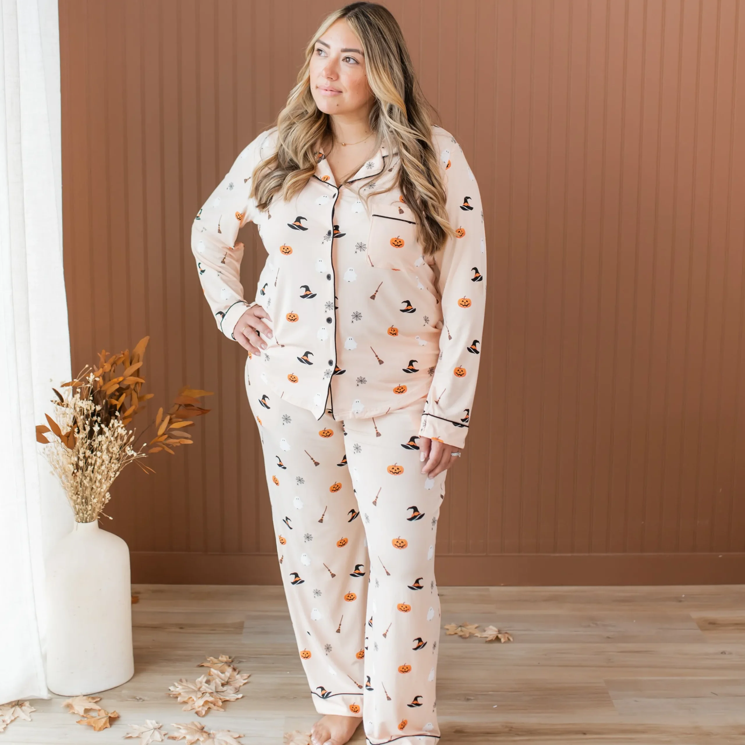 New Kyte Baby Long-Sleeved Women's Pajama Set in Bewitched