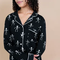 Online Kyte Baby Long-Sleeved Women's Pajama Set in Skeleton
