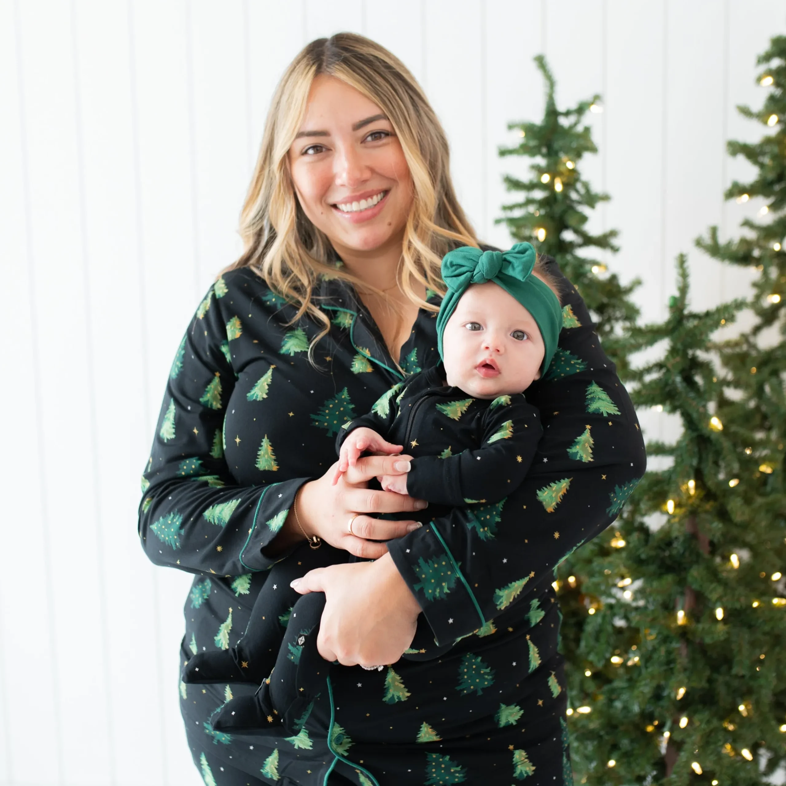 Discount Kyte Baby Long-Sleeved Women's Pajama Set in Twinkle Tree