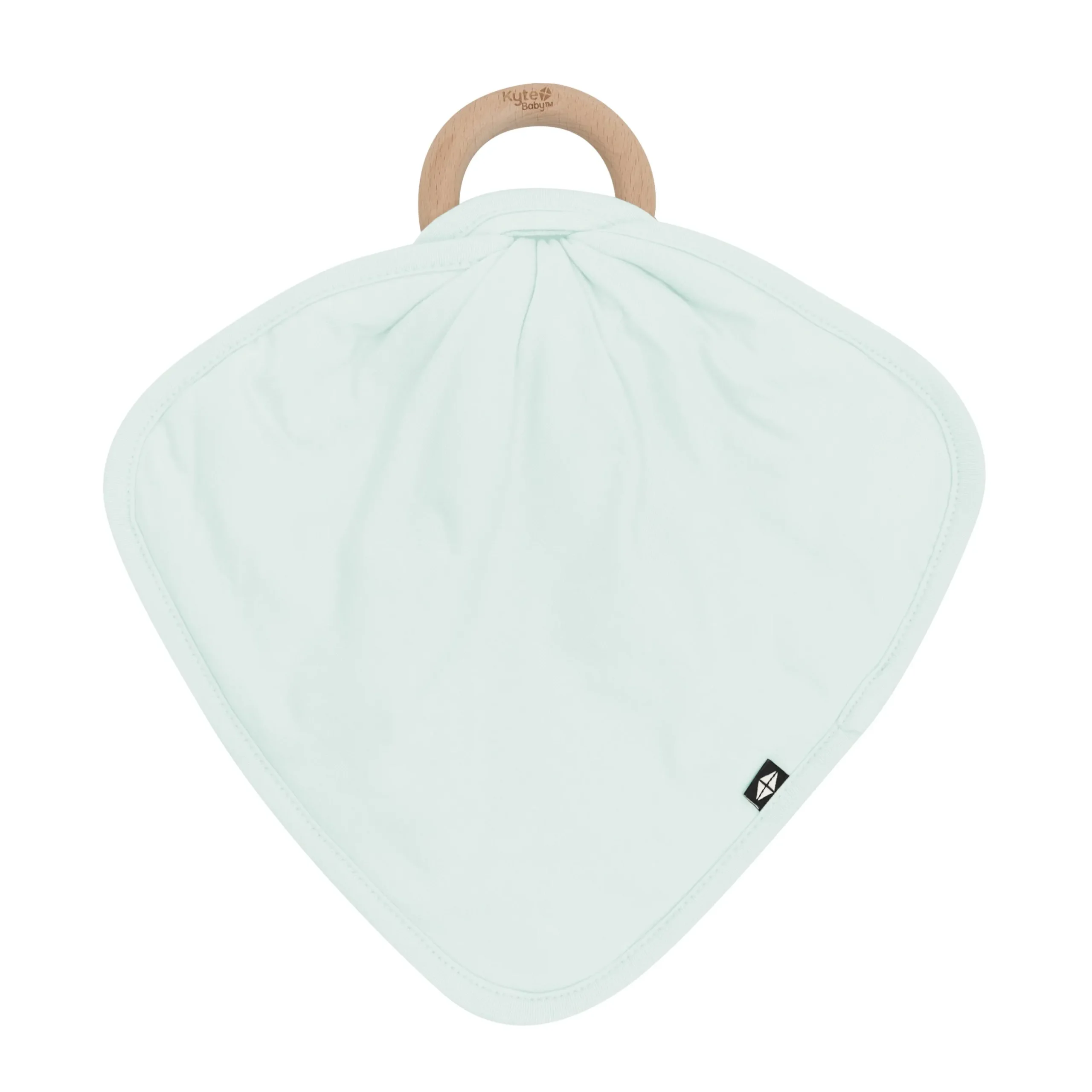 Kyte Baby Lovey in with Removable Wooden Teething Ring Dew