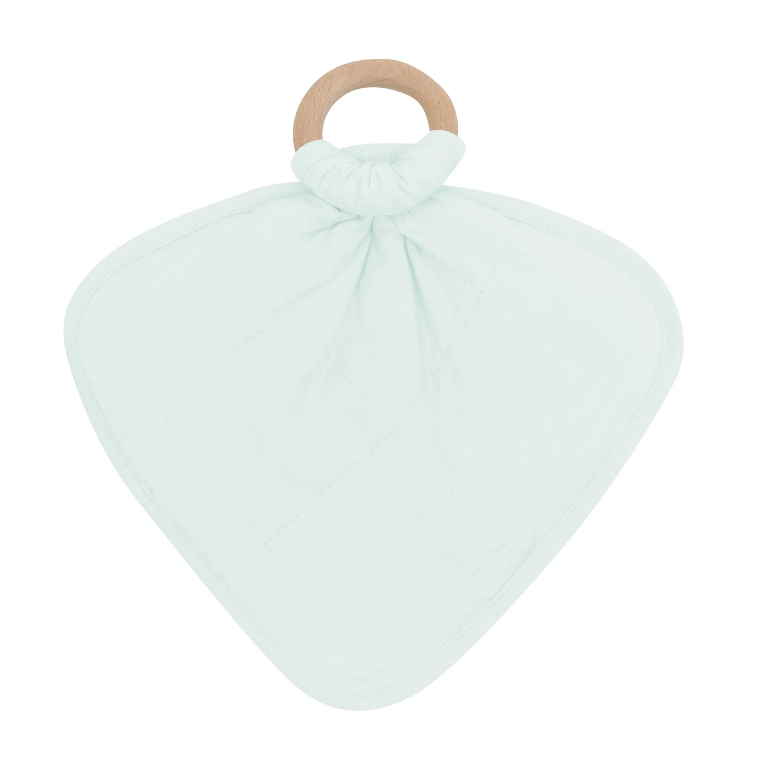 Kyte Baby Lovey in with Removable Wooden Teething Ring Dew