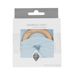 Hot Kyte Baby Lovey in with Removable Teething Ring Fog