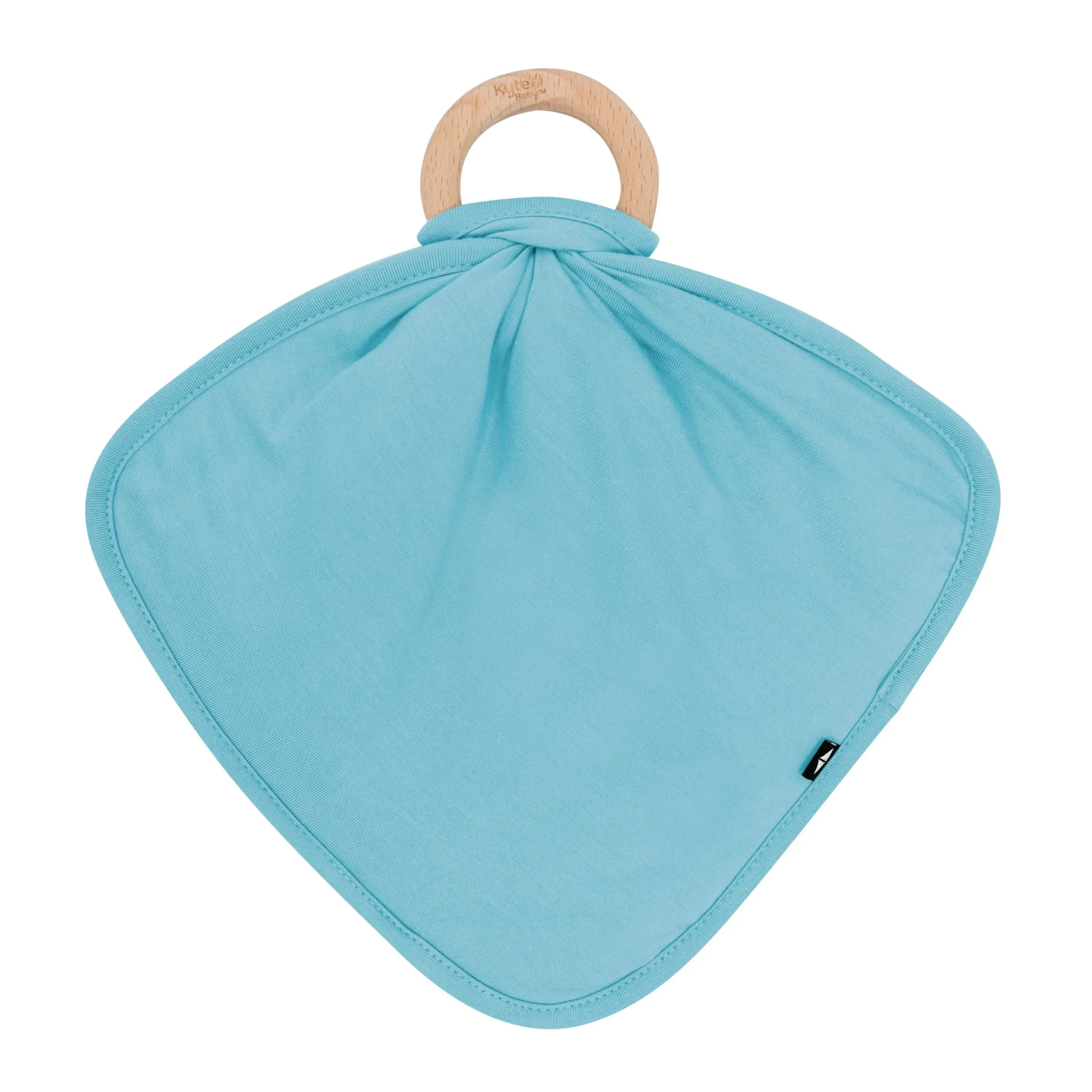 Outlet Kyte Baby Lovey in with Removable Wooden Teething Ring Makai