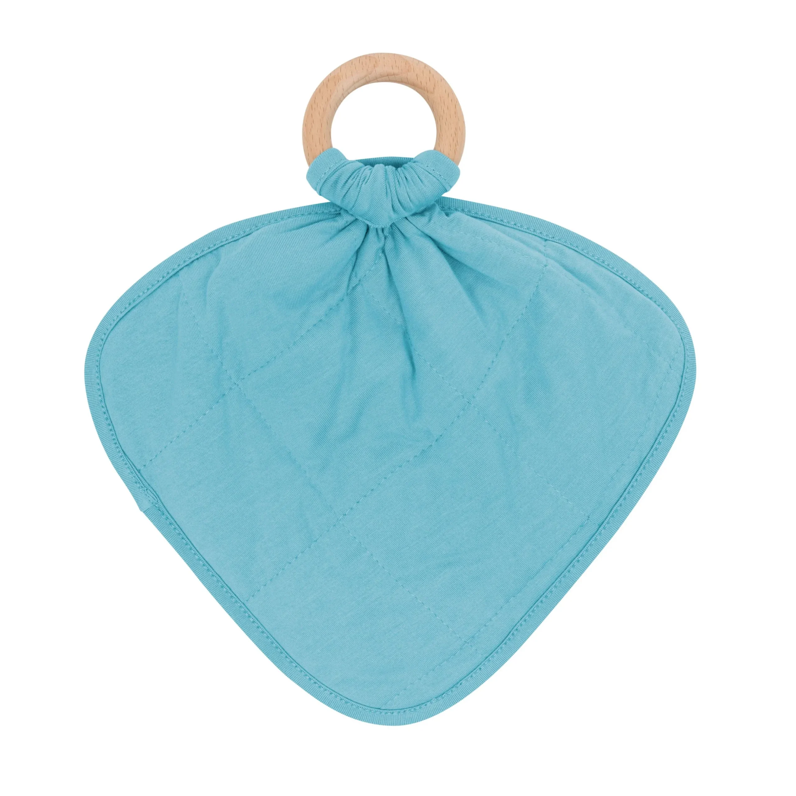 Outlet Kyte Baby Lovey in with Removable Wooden Teething Ring Makai
