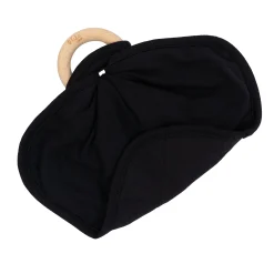 Online Kyte Baby Lovey in with Removable Wooden Teething Ring Midnight