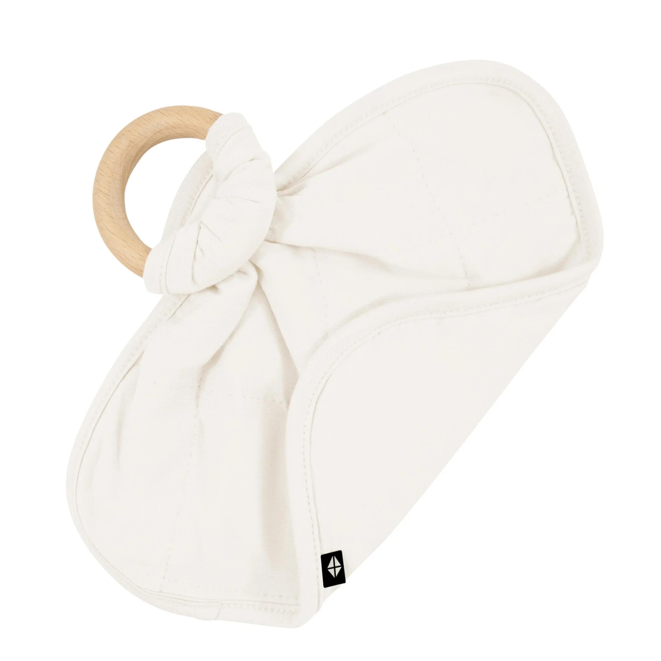 Discount Kyte Baby Lovey in with Removable Wooden Teething Ring Oat