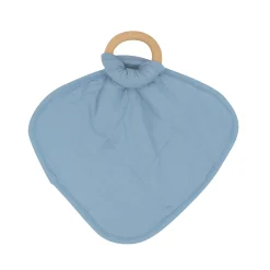 Sale Kyte Baby Lovey in with Removable Wooden Teething Ring Slate