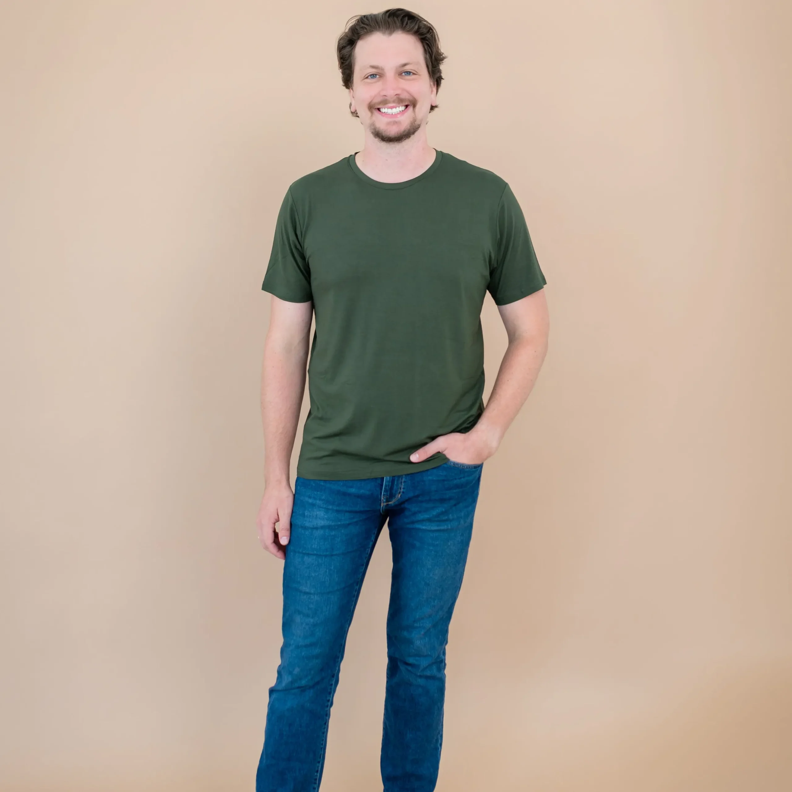 Online Kyte Baby Men's Crew Neck Tee in Fir