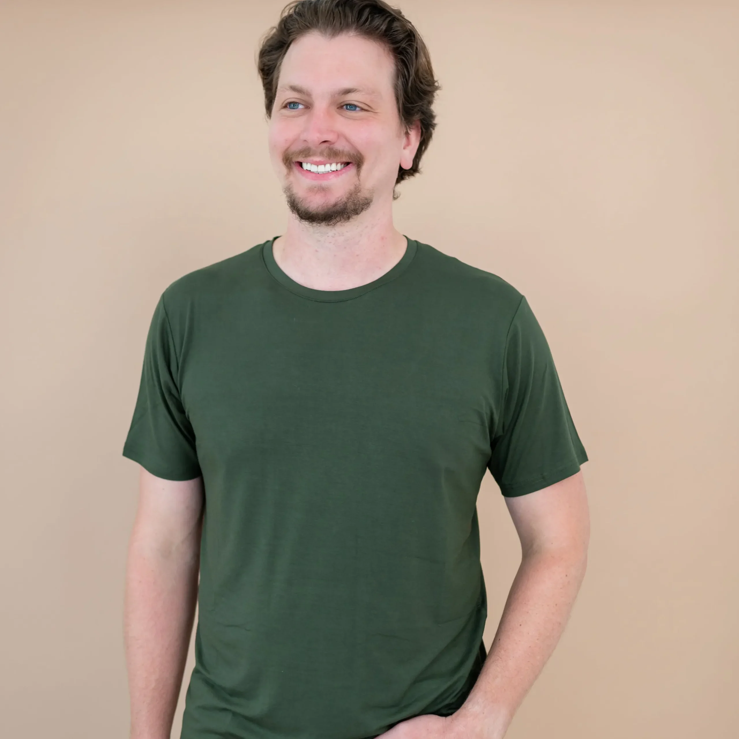 Online Kyte Baby Men's Crew Neck Tee in Fir