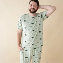New Kyte Baby Men's Crew Neck Tee in Fishing