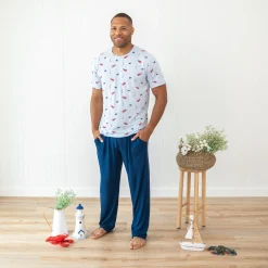 Discount Kyte Baby Men's Crew Neck Tee in Harbor