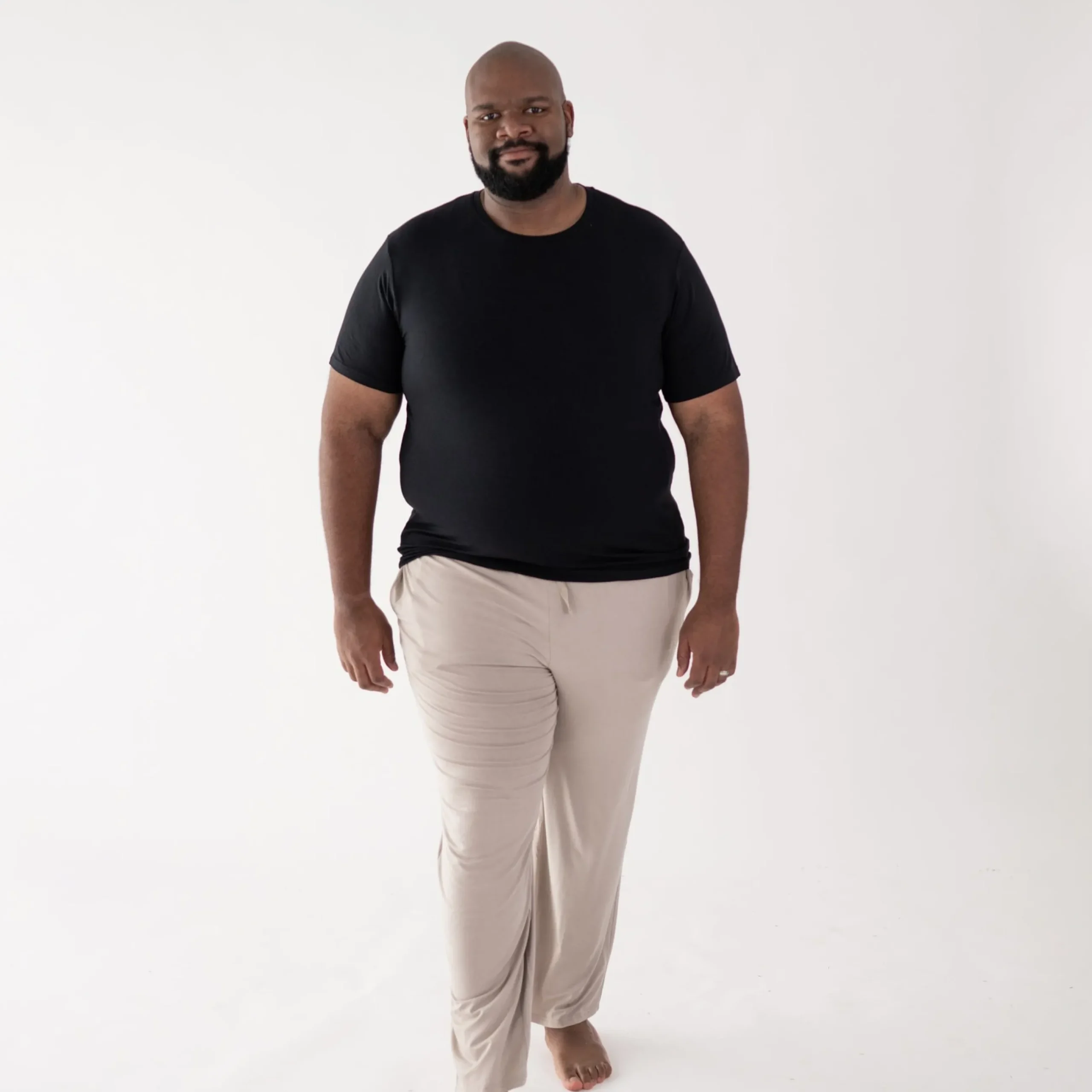 Hot Kyte Baby Men's Crew Neck Tee in Midnight