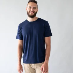 Clearance Kyte Baby Men's Crew Neck Tee in Navy