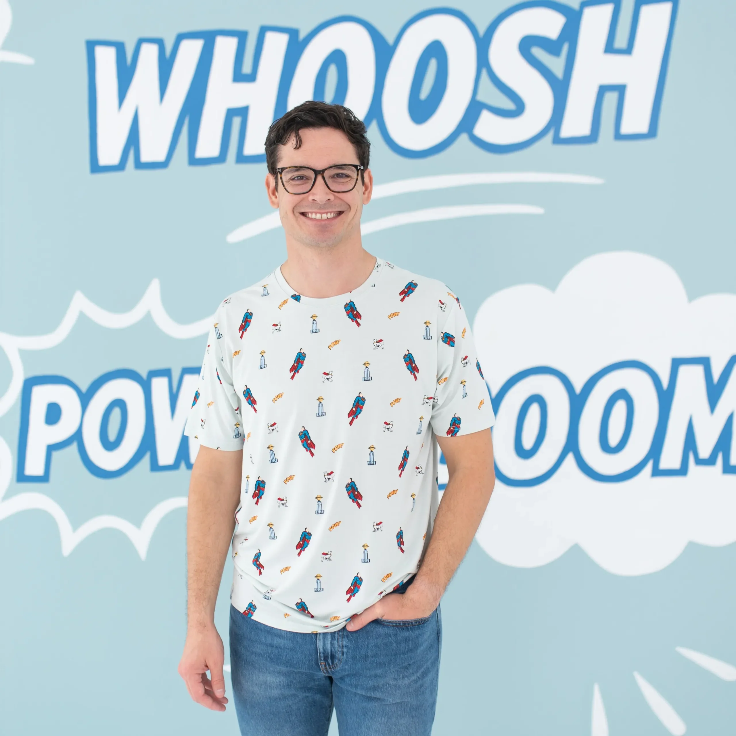 Discount Kyte Baby Men's Crew Neck Tee in Superman™