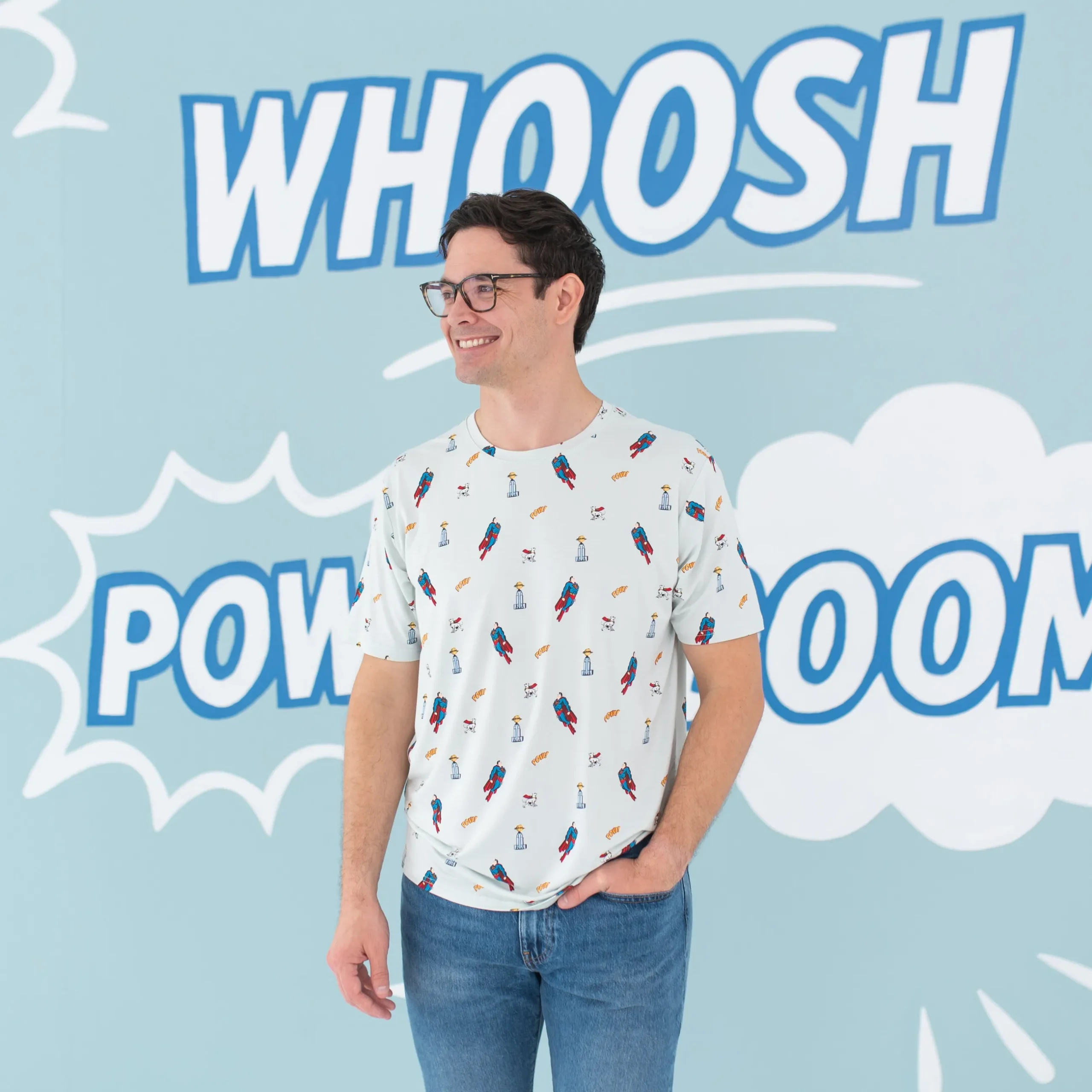 Discount Kyte Baby Men's Crew Neck Tee in Superman™