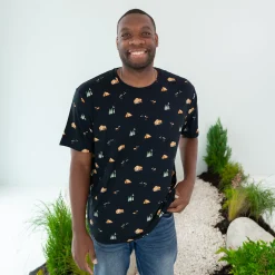 Discount Kyte Baby Men's Crew Neck Tee in Under the Stars