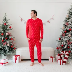 Online Kyte Baby Men's Jogger Set in Candy Cane