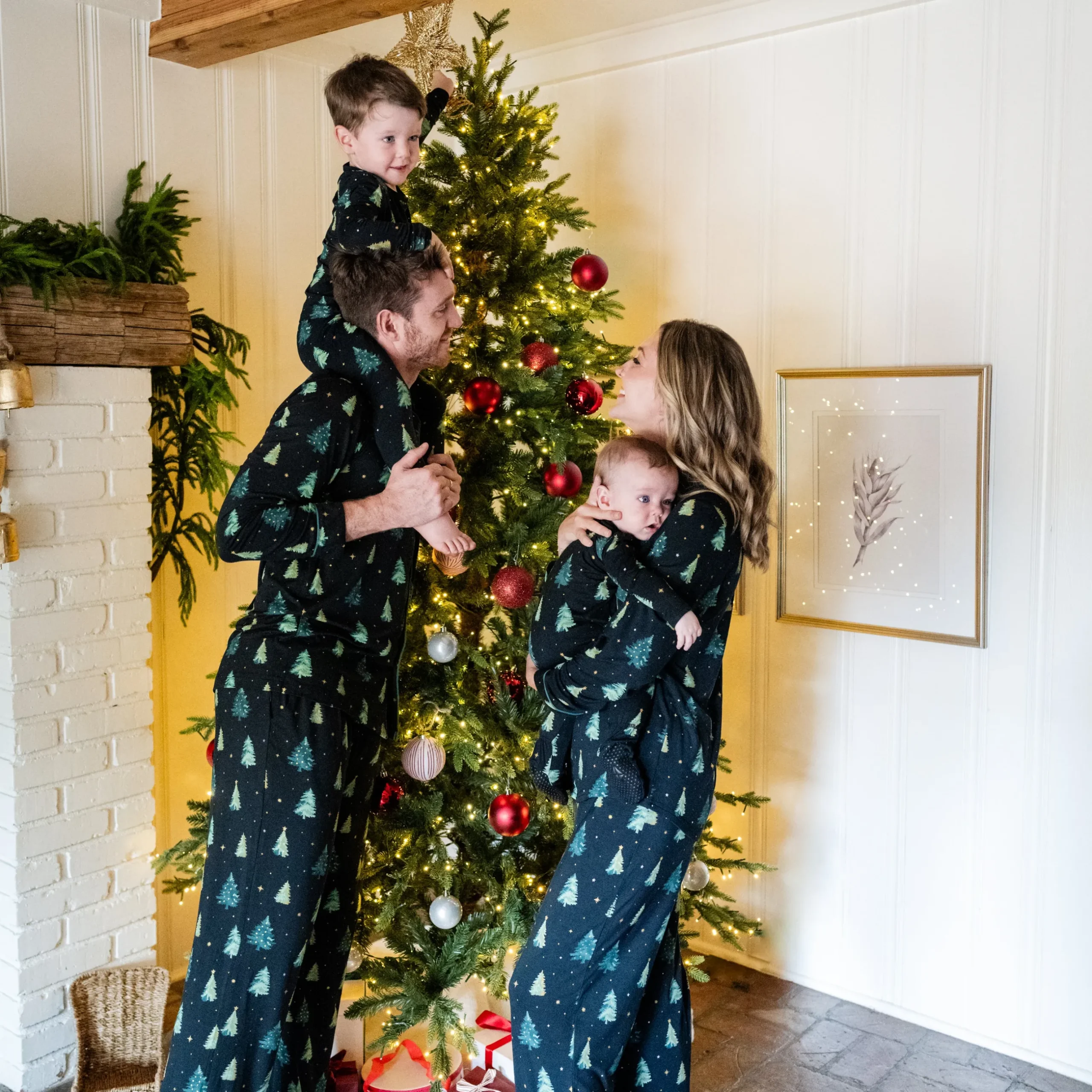 Online Kyte Baby Men's Long Sleeve Pajama Set in Twinkle Tree