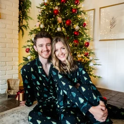 Online Kyte Baby Men's Long Sleeve Pajama Set in Twinkle Tree