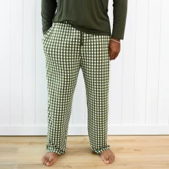 Discount Kyte Baby Men's Lounge Pants in Gingham Fir